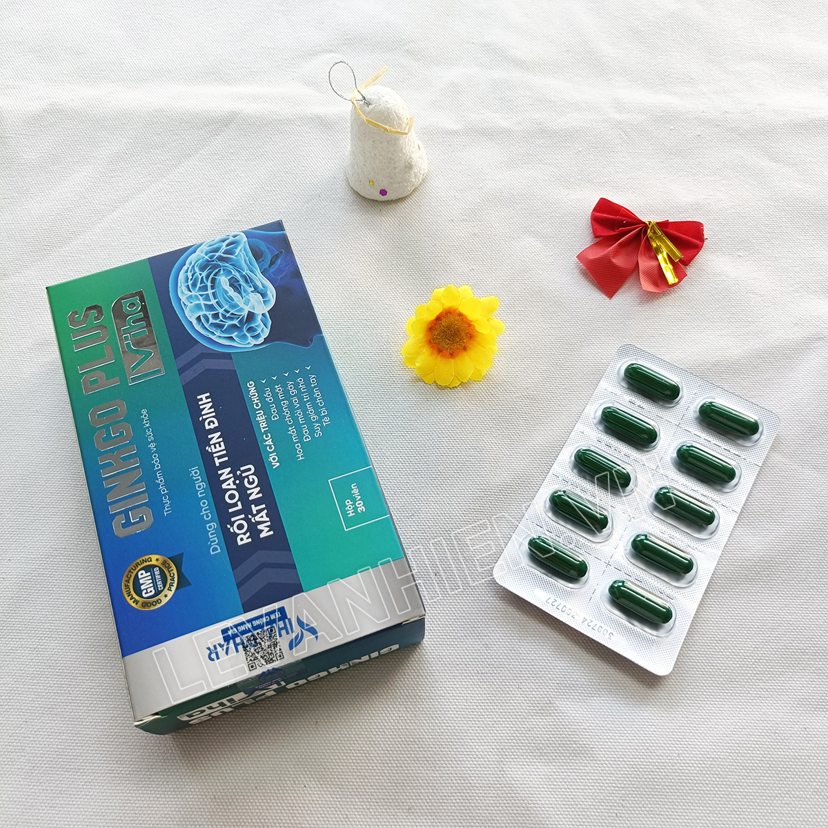 Hoạt huyết Ginkgo Plus Viha (3 vỉ x 10v) - Ảnh 3